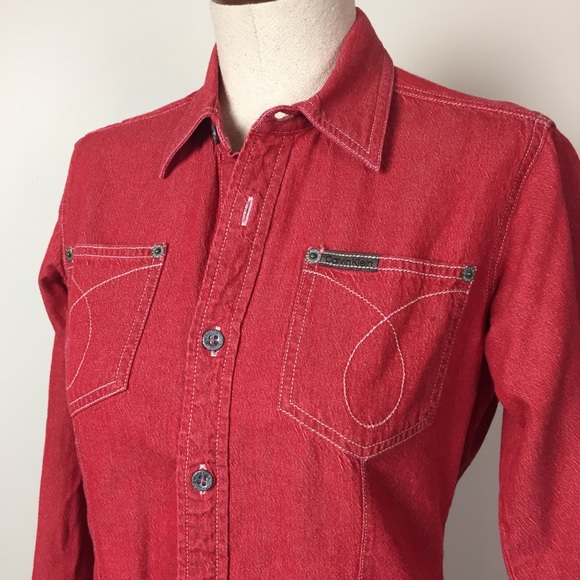 Calvin Klein Vintage Western Shirt - Picture 2 of 7